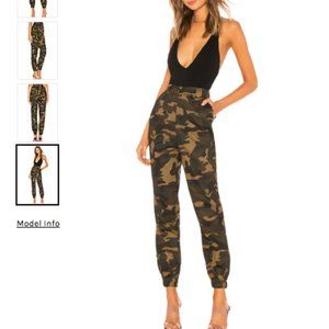 Revolve Superdown Jordan Slim Elastic Camo Pants